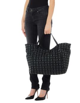 Liujo Bolso Shopping Bag  Jacquard Nero