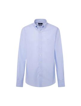 Hackett Camisa Essential Gingham Sky Blue