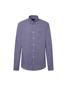 Hackett Camisa Essential Gingham Navy