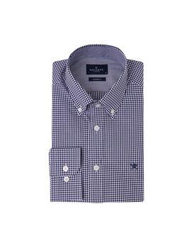 Hackett Camisa Essential Gingham Navy