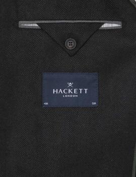 Hackett Cazadora Green Hbone Coat Green