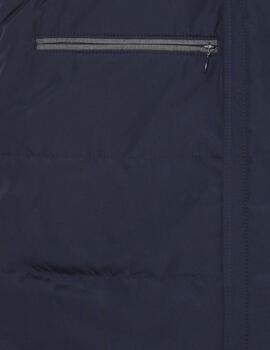 Hackett Cazadora Wool Cash Coat W/Bib Navy