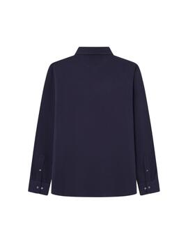 Hackett Polo Logo Shirt Polo Ls Midnight Blue