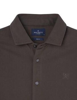 Hackett Polo Logo Shirt Polo Ls Deep Green