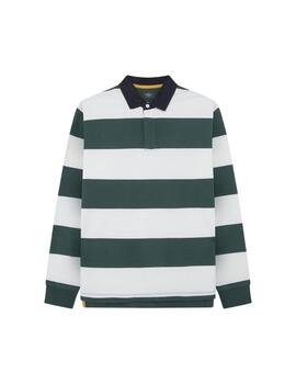 Hackett Polo Heritage H Str Rugby Green/White