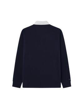 Hackett Polo Heritage Rugby Midnight Blue