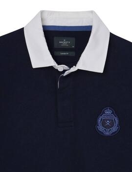 Hackett Polo Heritage Rugby Midnight Blue