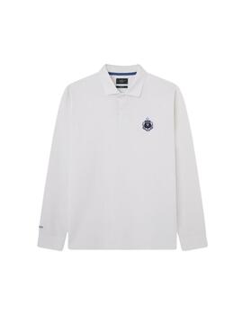 Hackett Polo Heritage Rugby Winter White