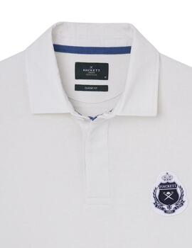 Hackett Polo Heritage Rugby Winter White