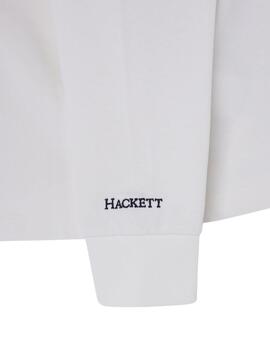 Hackett Polo Heritage Rugby Winter White