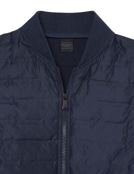 Hackett Sudadera Hs Quilt Bomber Fz Navy