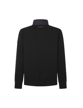 Hackett Sudadera Hs Piste Quilt Fz Black