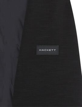 Hackett Sudadera Hs Piste Quilt Fz Black