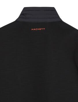 Hackett Sudadera Hs Piste Quilt Fz Black