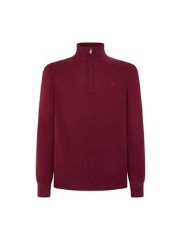 Hackett Punto Lambswool Hzip Winter Red