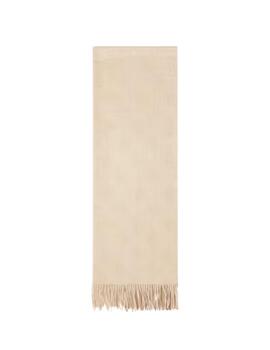 Guess Pañuelo Scarf 65X180 Latte Logo