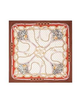 Guess Pañuelo Foulard 130X130 Brown