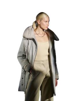 Hetregó Parka Juliette  Melange Light Grey