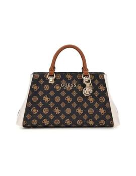 Guess Bolso Evelune Girlfriend Satchel Mocha Logo