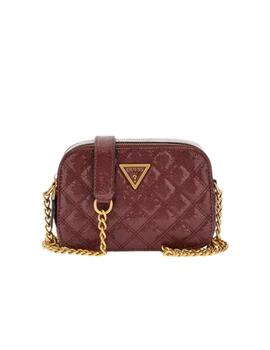 Guess Bolso Giully Camera Bag Burgundy