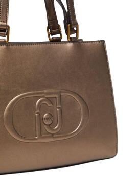 Liujo Bolso Shopping  Bronzo Met.