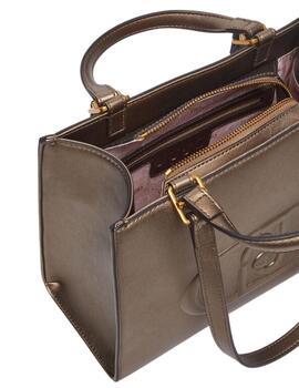 Liujo Bolso Shopping  Bronzo Met.