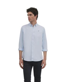 Sibon Camisa Sport Oxford Celeste