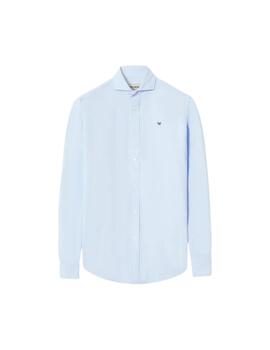 Sibon Camisa Sport Oxford Cutaway Celeste