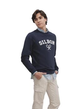 Sibon Sudadera Silbon Raqueta Media Azul Marino