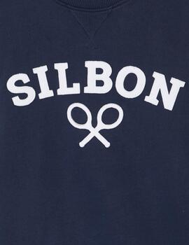 Sibon Sudadera Silbon Raqueta Media Azul Marino