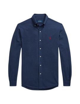 Ralph Lauren Camisa Featherweight Mesh-Lsl-Knt Spr