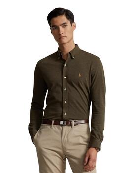 Ralph Lauren Camisa Featherweight Mesh-Lsl-Knt Wil