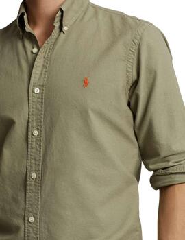 Ralph Lauren Camisa Gd Oxford-Cubdppcs Sage Green