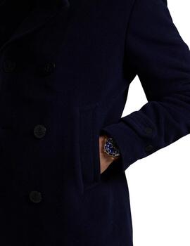 Ralph Lauren Abrigo Wool-Slr Peact Navy