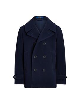 Ralph Lauren Abrigo Wool-Slr Peact Navy