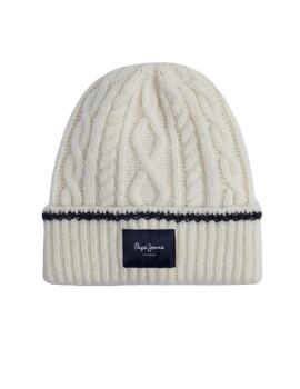 Pepe Jeans Gorro Wanda Hat Mousse White