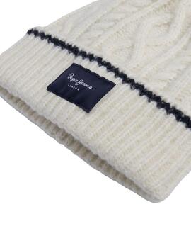 Pepe Jeans Gorro Wanda Hat Mousse White