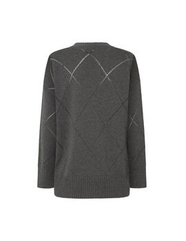 Pepe Jeans Punto Idris Cardigan Dark Grey Marl