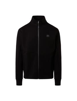 North Sails Full Zip  Sweatshirt W/Logo  Black