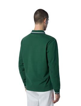 North Sails Polo Long Sleeve W/Logo  Green