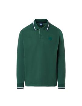 North Sails Polo Long Sleeve W/Logo  Green