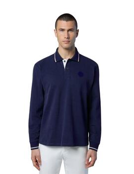 North Sails Polo Long Sleeve W/Logo  Navy Blue