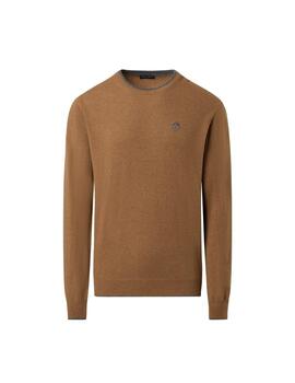 North Sails Crewneck 12Gg Knitwear  Camel