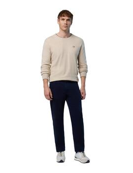 North Sails Crewneck 12Gg Knitwear  Taupe Melange