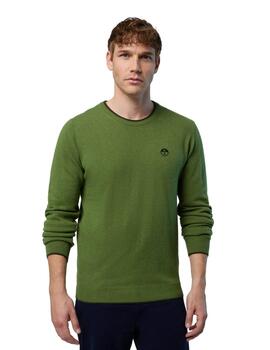 North Sails Crewneck 12Gg Knitwear  Salvia