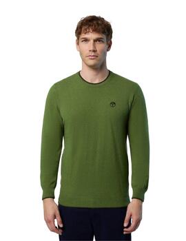 North Sails Crewneck 12Gg Knitwear  Salvia