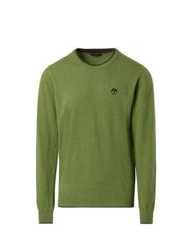 North Sails Crewneck 12Gg Knitwear  Salvia