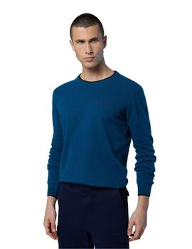 North Sails Crewneck 12Gg Knitwear  Water Green