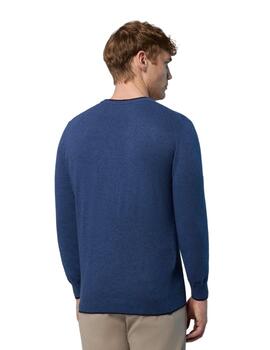 North Sails Crewneck 12Gg Knitwear  China Blue Mel