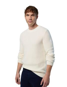 North Sails Crewneck 5Gg Knitwear  Marshmallow